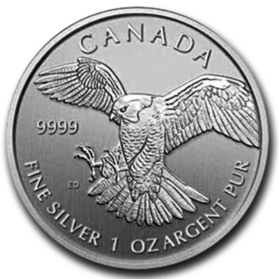 (image for) 2014 1oz Silver PEREGRINE FALCON